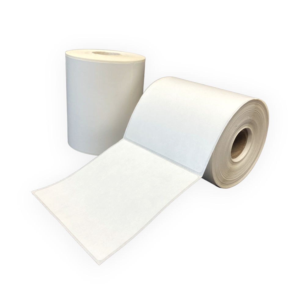4″ X 4″ Paper(DTP) Label, 1″ Core