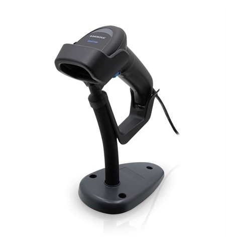Datalogic QuickScan QD2500, 2D, Multi-IF, Digimarc, kit (USB), Handheld Scanner, 2D, Imager, Multi-interface (RS232, KBW, USB), Protection Class: IP52, Includes : Cable (USB, straight, 2 m, black), Stand (SmartStrand), Color : Black