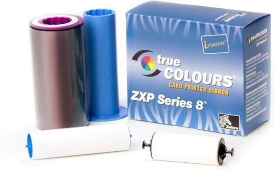 800012-601 : Zebra i Series Transfer Film Clear, 1250 images (single-sided), 625 images (dual-sided) Retransfer for ZXP8 & ZXP9