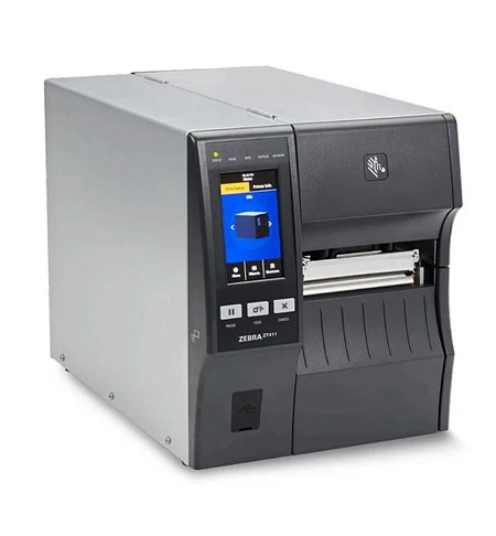 ZT41142-T0E0000Z : Zebra ZT411 TT Printer, 4 Inch Print Width, 203 dpi, Euro and UK cord, Serial, USB, 10/100 Ethernet, Bluetooth 4.1/MFi, USB Host, EZPL