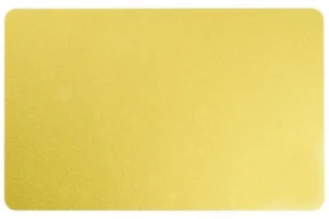 Premium Blank Gold PVC Cards (30 MIL)