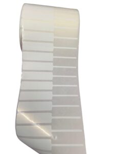 Jewelry Label 92mm x 13mm White 2500 Tags Per Roll, White