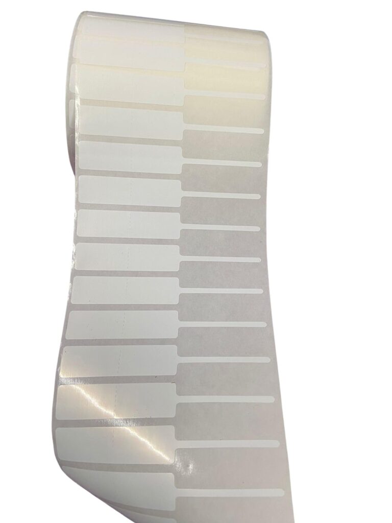 Jewelry Label 92mm x 13mm White 2500 Tags Per Roll, White