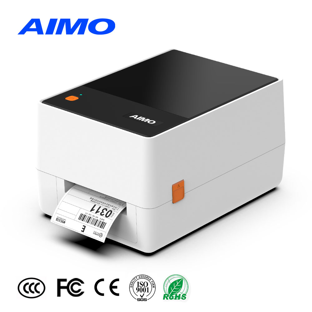 AIMO T200-PRO-BT 4-Inch Advanced Direct Thermal Printer | 203 DPI, USB + Bluetooth + LAN + Serial Interface